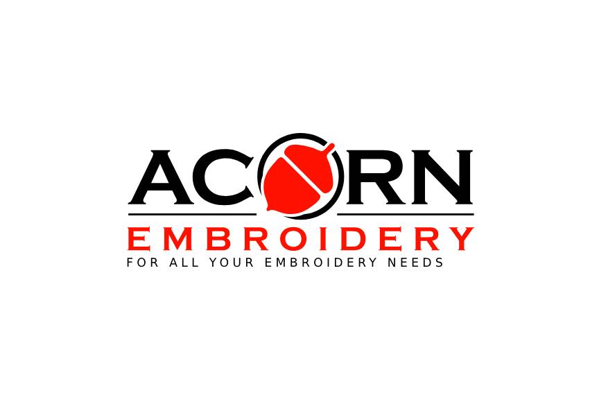 Acorn Embroidery
